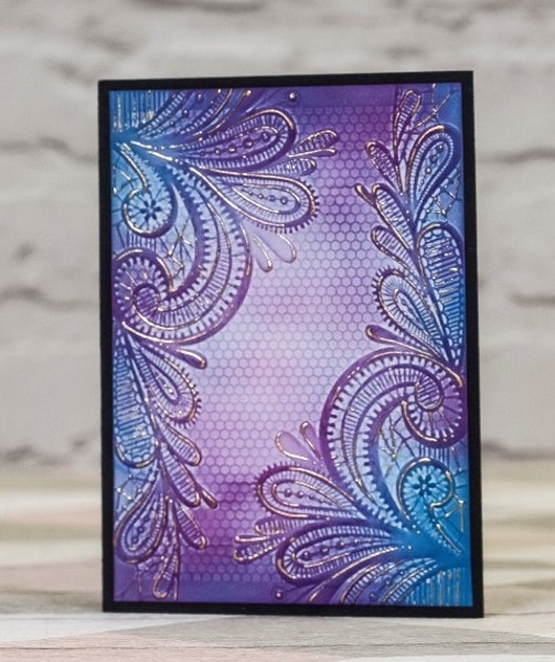 Crafter's Companion 3D Embossing Folder 5X7 Ornate Lace