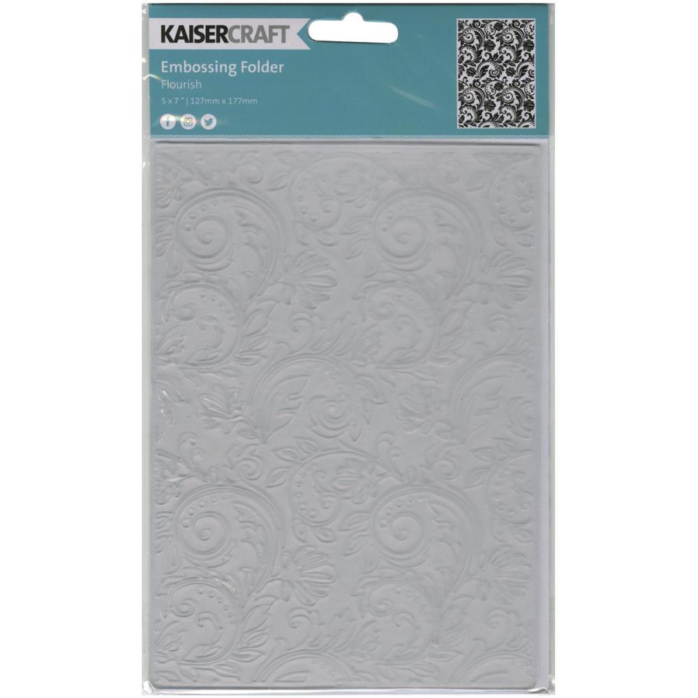KaiserCraft Embossing Folder 5x7 Flourish