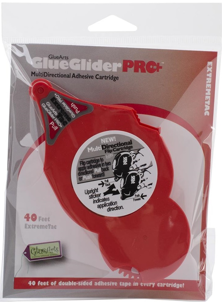 Glue Glider Pro Plus ExtremeTac Cartridge Refill 40ft x 1/4 inch Adhesive