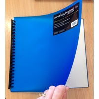 Couture Creations 12x12 Work-In-Progress Scrapbooking Folder Blue 