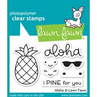 Lawn Fawn Aloha Stamp+Die Bundle