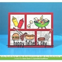 Lawn Fawn Cuts Father's Day Line Border LF1708