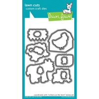 Lawn Fawn Critters On The Farm Stamp+Die Bundle