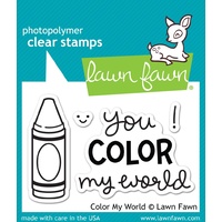 Lawn Fawn Color My World Stamp+Die Bundle