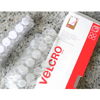 VELCRO Brand Thin Fasteners Dots 16mm 5/8 Inch 75/Pkg