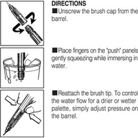 Zig Watercolor Water Brush Pen BrusH20 Detailer 