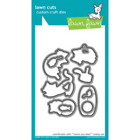 Lawn Fawn Meow You Doin' Stamp+Die Bundle