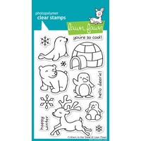 Lawn Fawn Critters In The Snow Stamp+Die Bundle