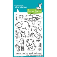 Lawn Fawn Critters On The Savanna Stamp+Die Bundle