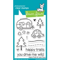 Lawn Fawn Happy Trails Stamp+Die Bundle