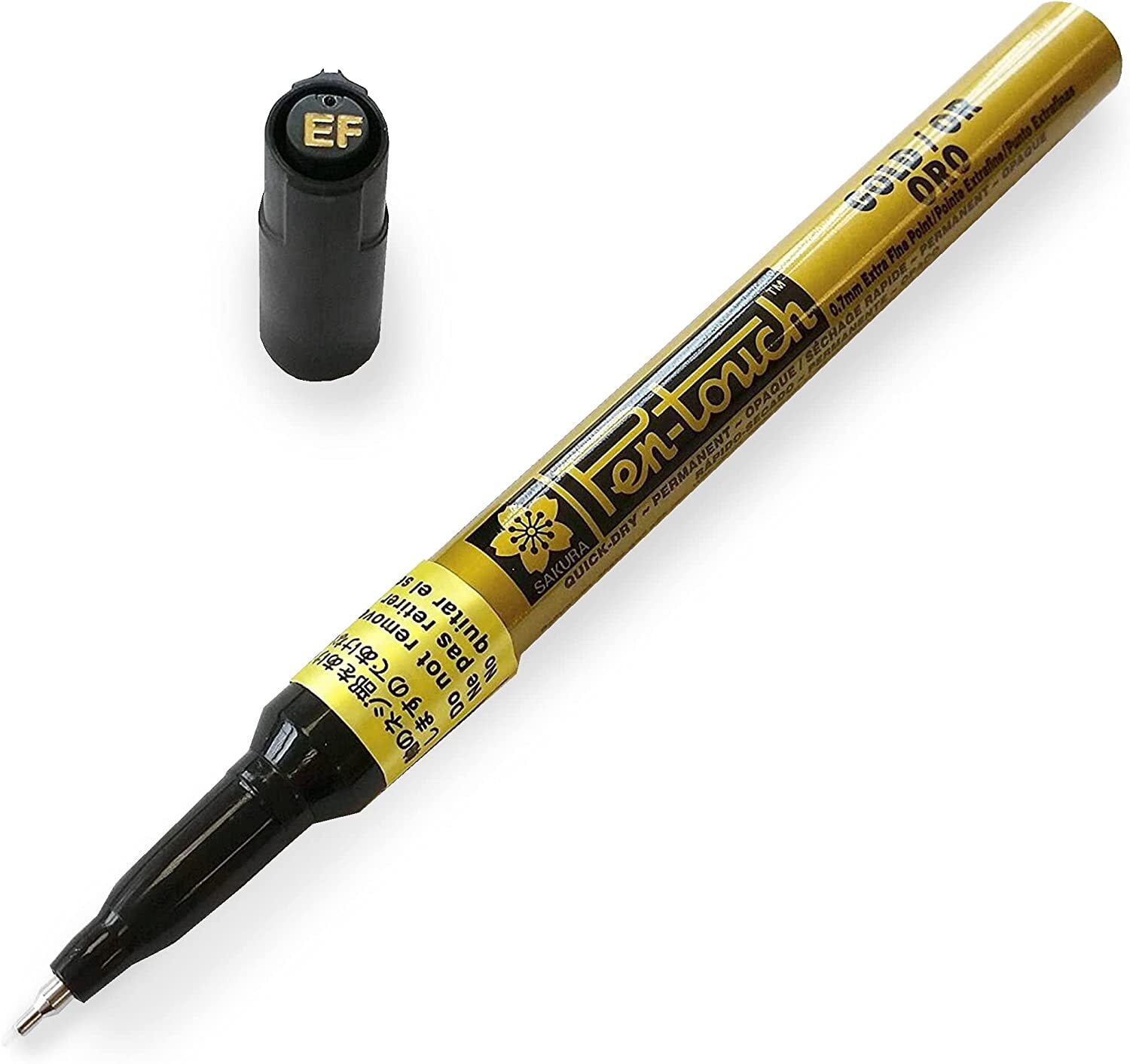 Sakura Pen Touch Paint Marker 0.7mm Extra Fine Point Gold 41101