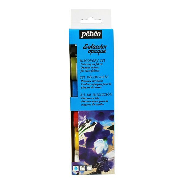 Pebeo Setacolor Opaque Fabric Paint Discovery Set