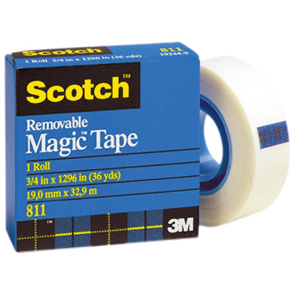 Scotch Removable Tape Matte 19mm x 32.9m