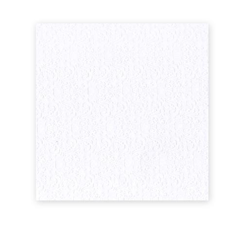 American Crafts 12x12 CARDSTOCK 25 Sheets 216gsm White