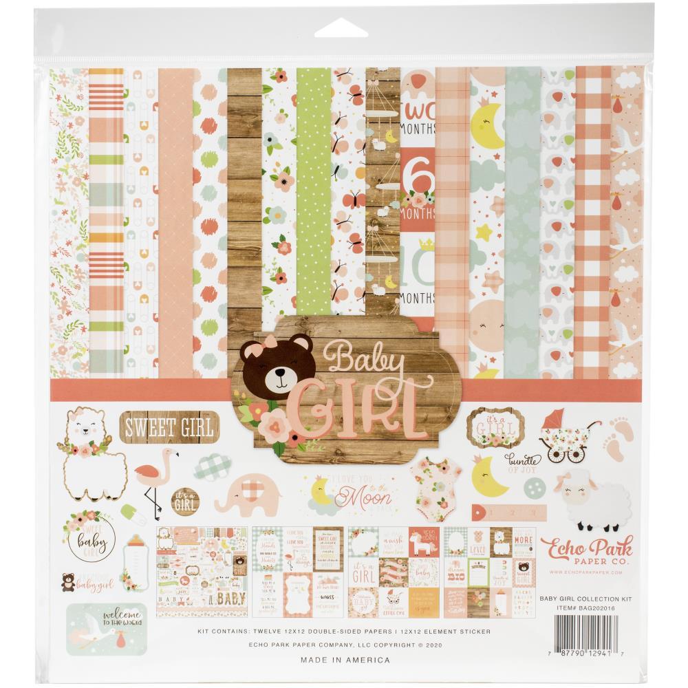 Echo Park Collection Kit 12"X12" Baby Girl