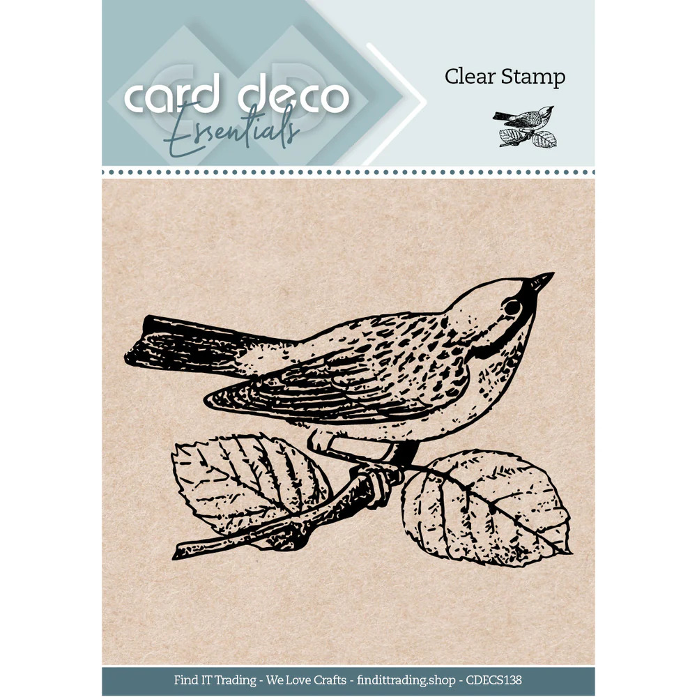 Card Deco Essentials - Clear Stamps - Vintage Birds - Bird - CDECS138