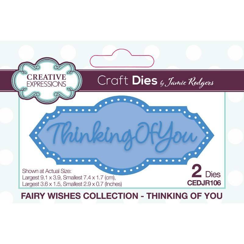 Creative Expressions Jamie Rodgers Fairy Wishes Thinking of You Craft Die