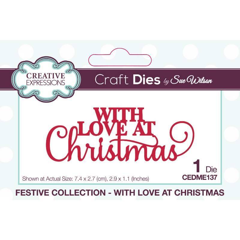 Creative Expressions Sue Wilson With Love At Christmas CEDME137