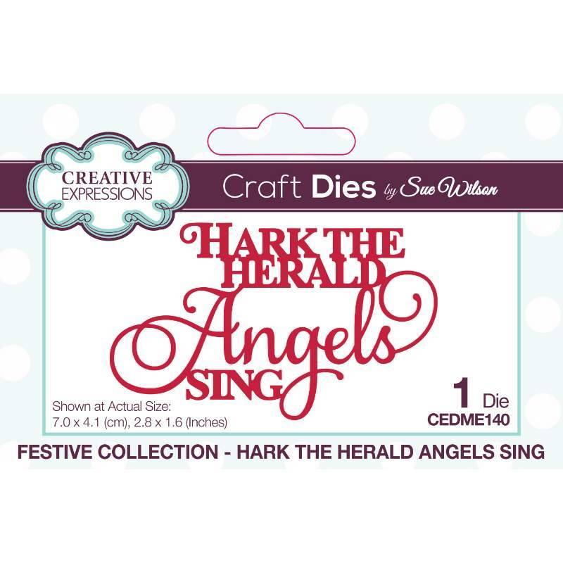 Creative Expressions Sue Wilson Festive Hark the Herald Angels Sing CEDME140