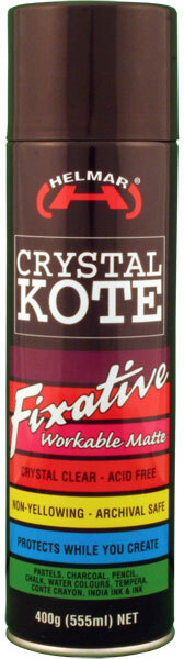 Helmar Crystal Kote Fixative Spray 400g