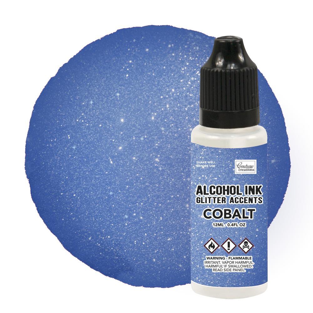 Couture Creations Alcohol Ink Glitter Accents 12ml Cobalt