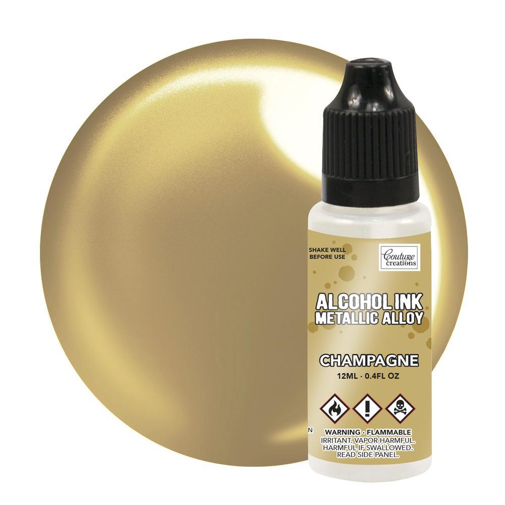 Couture Creations Alcohol Ink Metallic 12ml Champagne