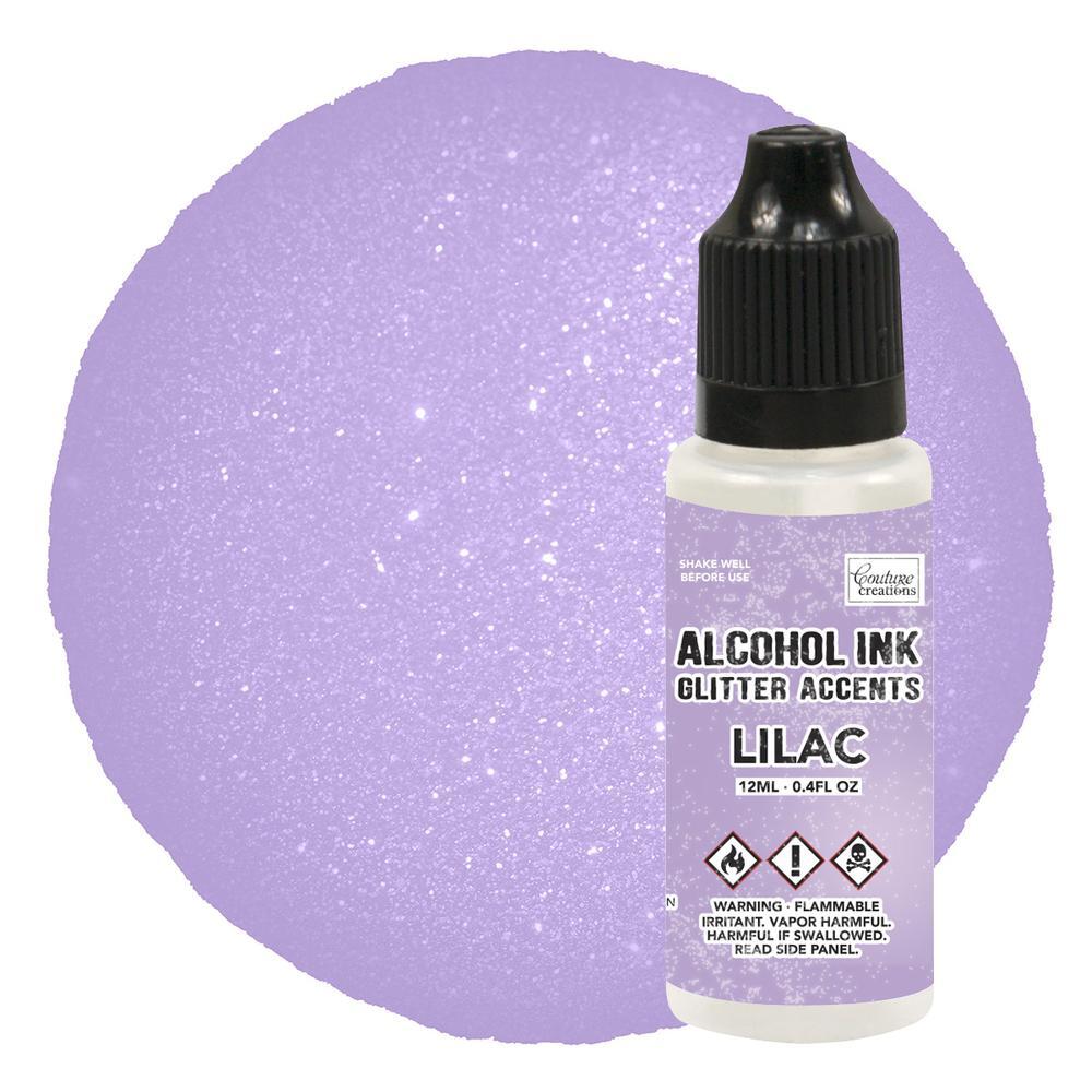 Couture Creations Alcohol Ink Glitter Accents 12ml Lilac