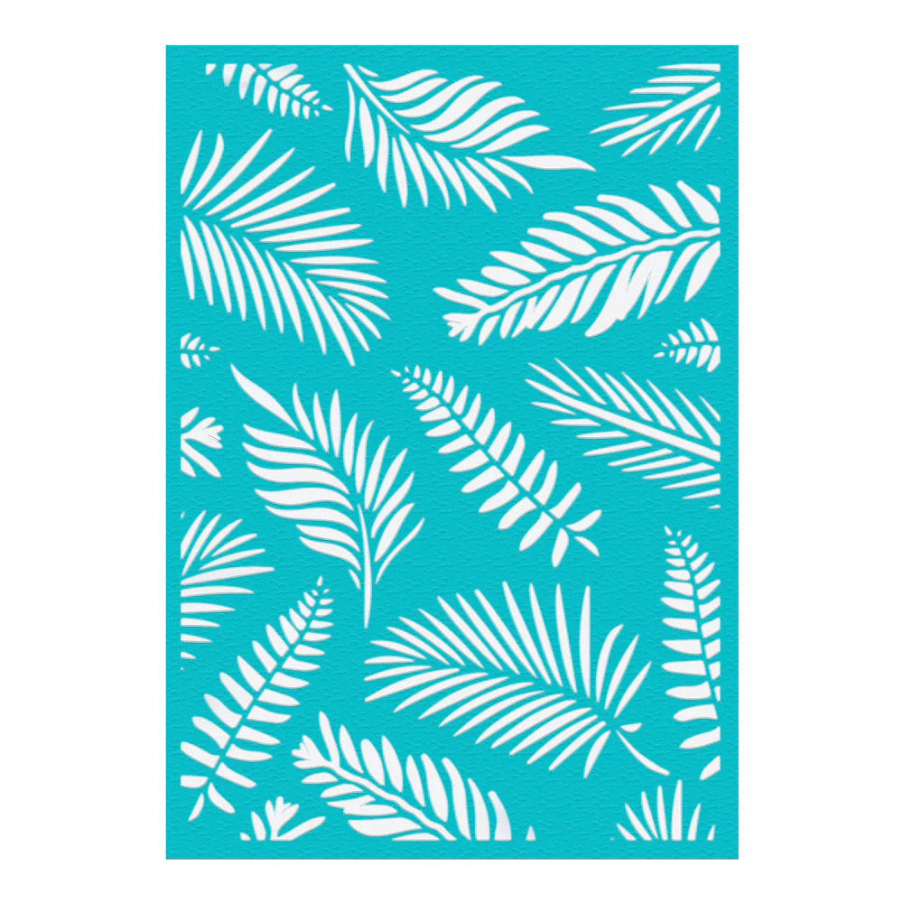 Couture Creations Embossing Folder 5x7 Earthy Delights Collection - Palm Leaves