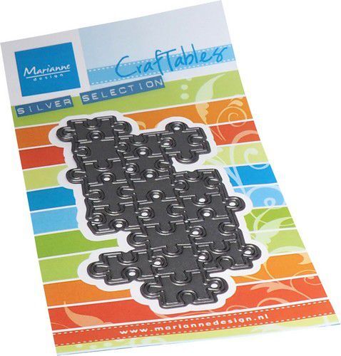 Marianne Design Craftables Silver Selection Art Texture Puzzle CR1624