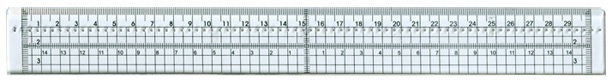 Crafts-Too Centering Ruler with Metal Edge and Piercing Holes