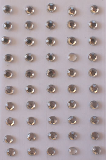 Crafts-Too Embellishment 50 Adhesive 5mm Dots Clear
