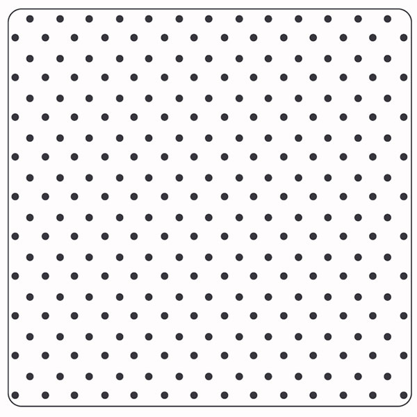 Crafts-Too Embossing Folder Dots 5 x 5 