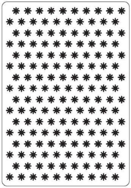 Crafts-Too Embossing Folder Small Flowers 4.25x5.5  
