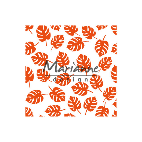 Marianne Design Embossing Folder 6x6 Tropical Leaves DF3449