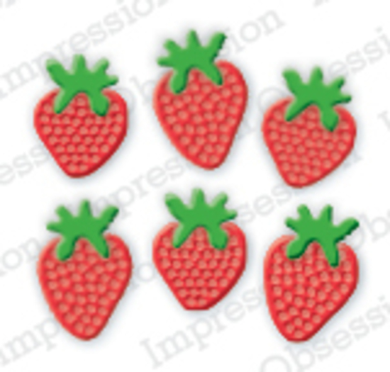 Impression Obsession Die Small Strawberry Bunch DIE40E 