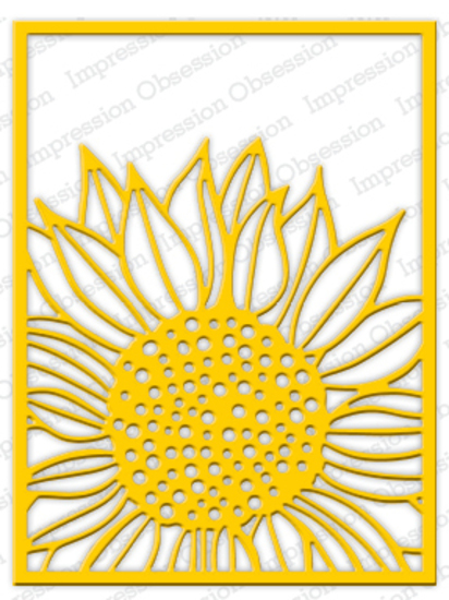 Impression Obsession Die Sunflower Background DIE515YY 