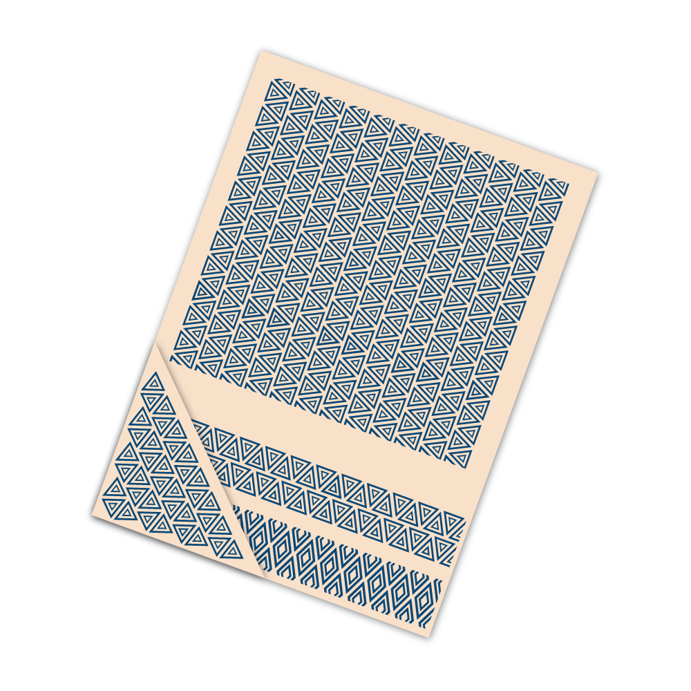 Tattered Lace Embossing Folder Geometric Pattern
