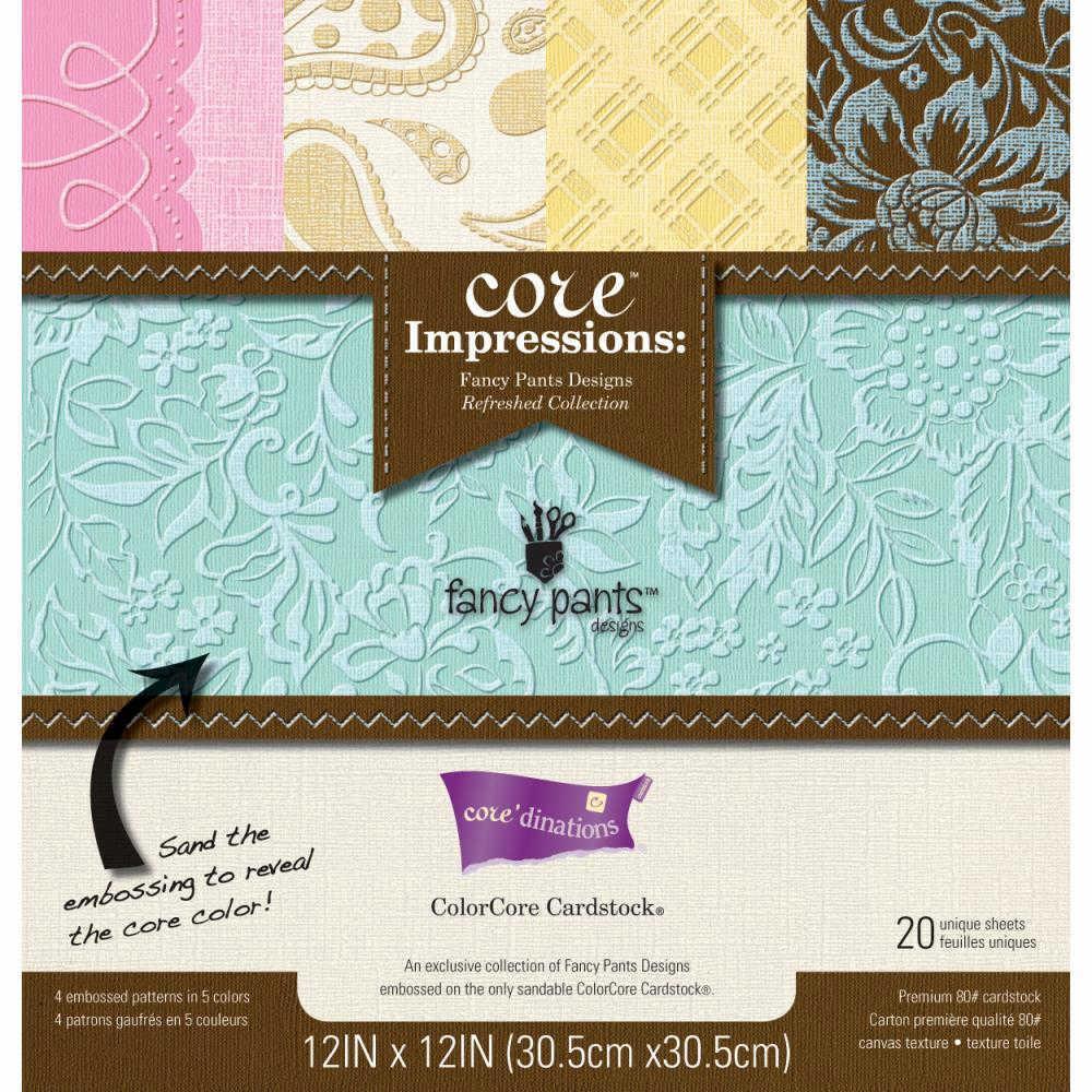 Core'dinations Core Impressions Fancy Pants Cardstock Pad 12X12 20