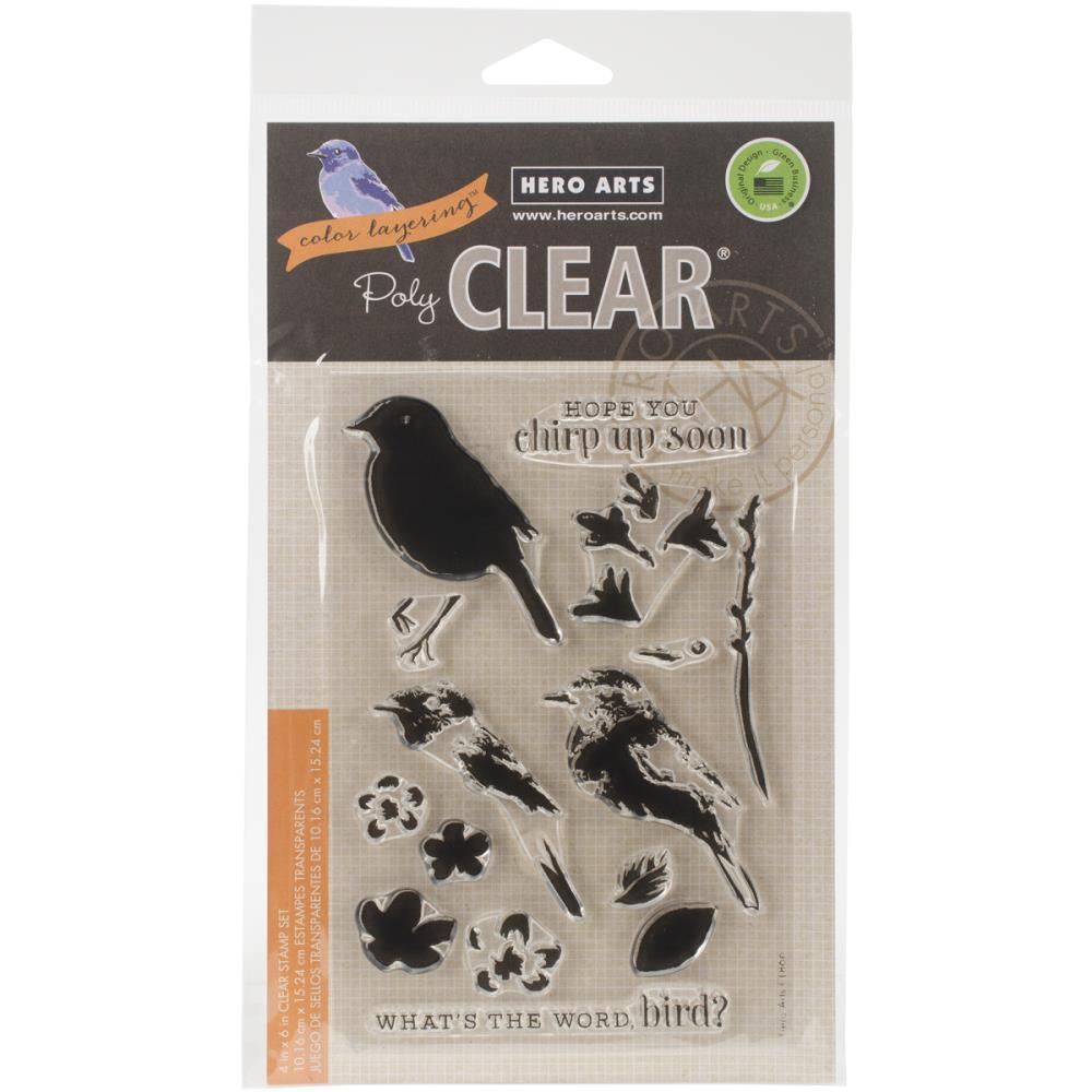 Hero Arts Clear Stamps Color Layering Bird and Branch