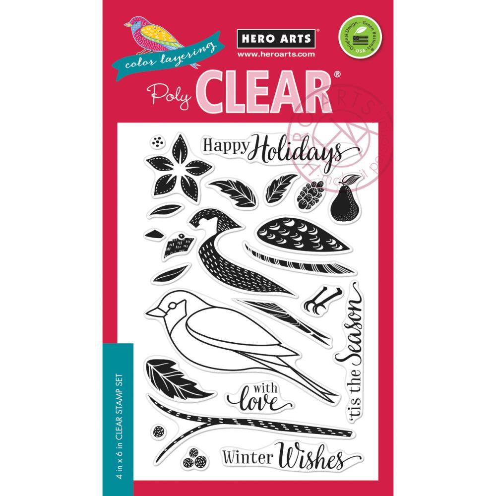 Hero Arts Clear Stamps Color Layering Dimensional Bird