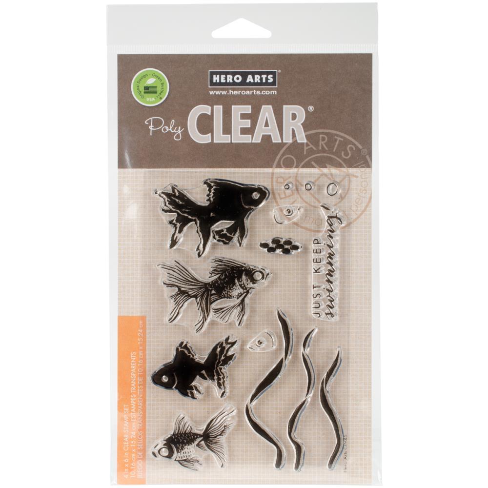 Hero Arts Clear Stamps Color Layering Goldfish