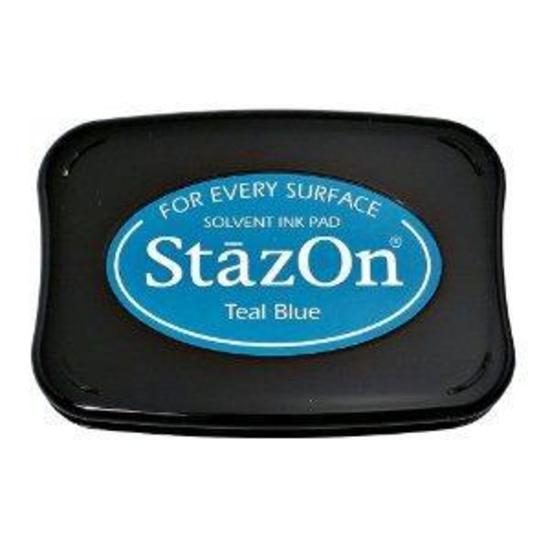 StazOn Ink Pad Teal Blue 