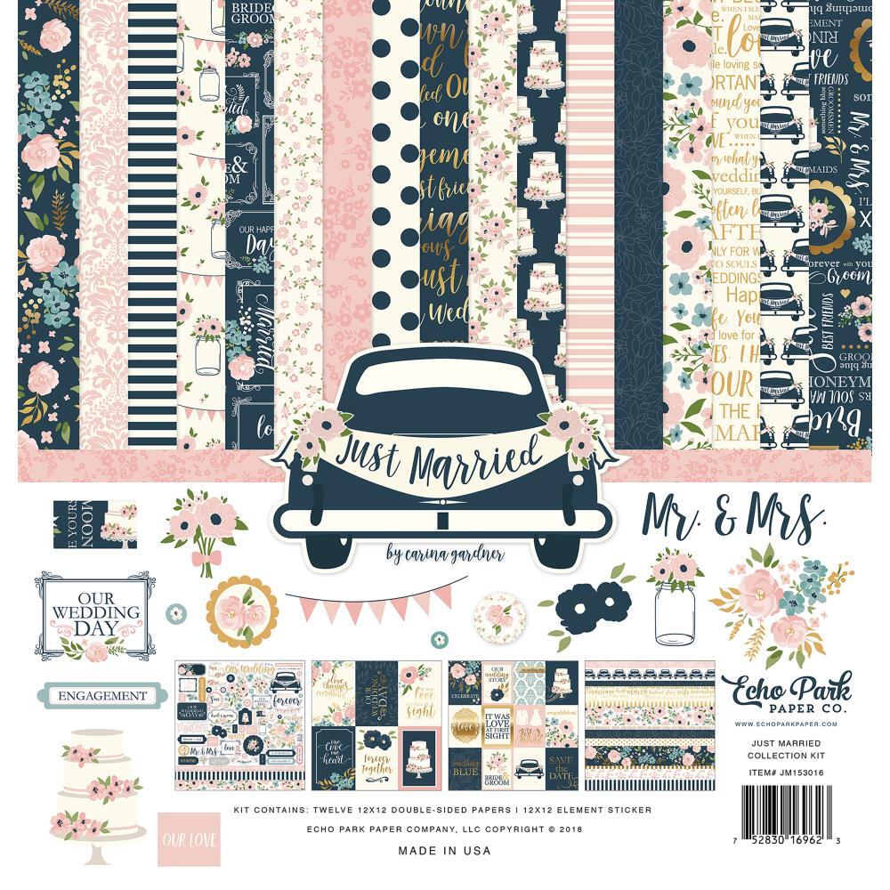 Echo Park Collection Kit 12"X12" Just Married