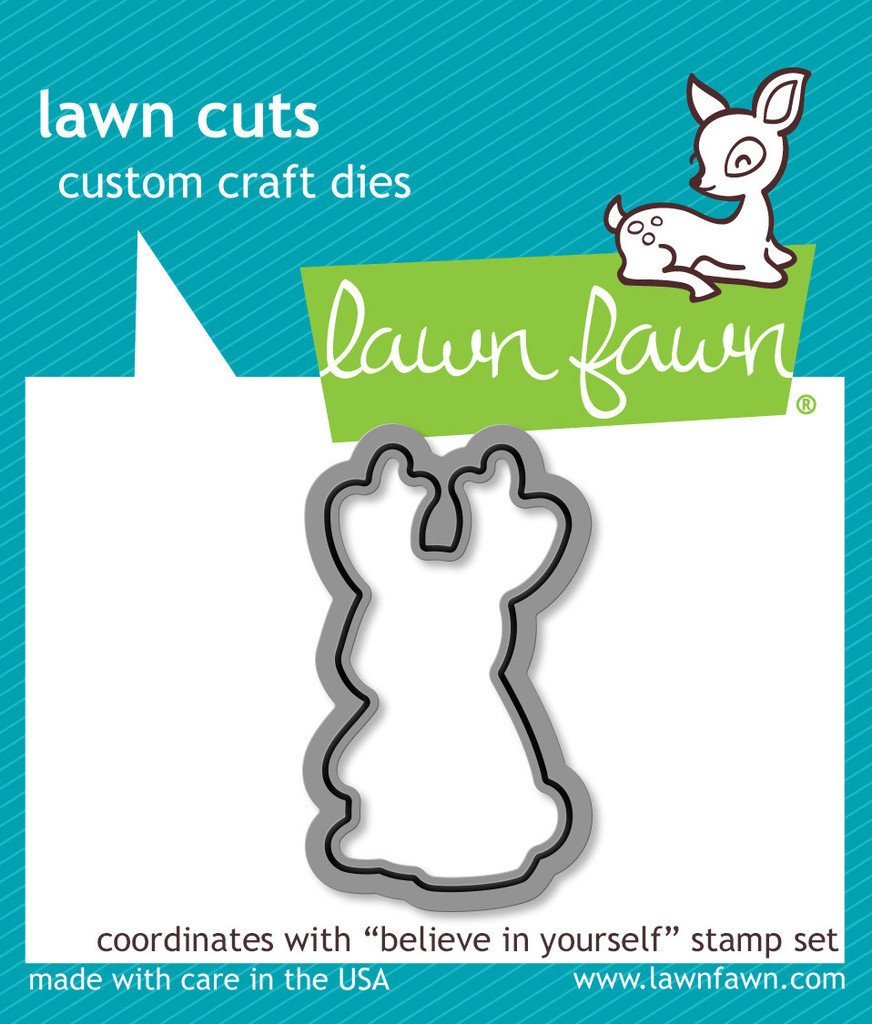 Lawn Fawn Cuts Believe in Yourself Dies LF1043 