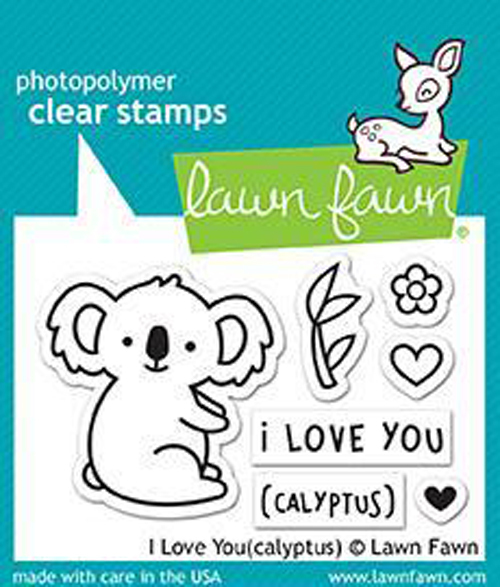 Lawn Fawn Stamps I Love You( Calyptus) LF1823