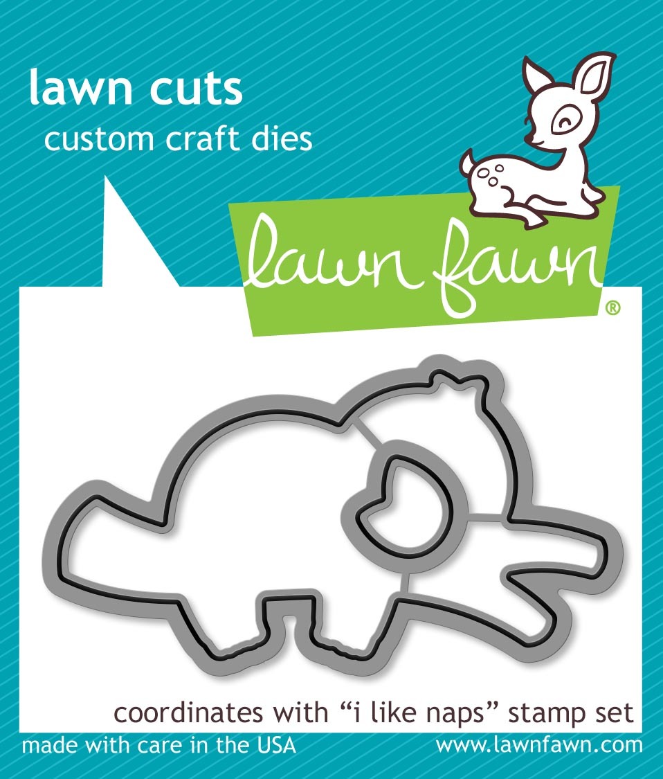 Lawn Fawn Dies I Like Naps - Lawn Cuts LF2164
