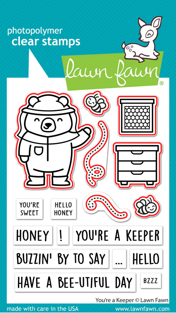 Lawn Fawn - You’re a Keeper - Stamp and Die Bundle