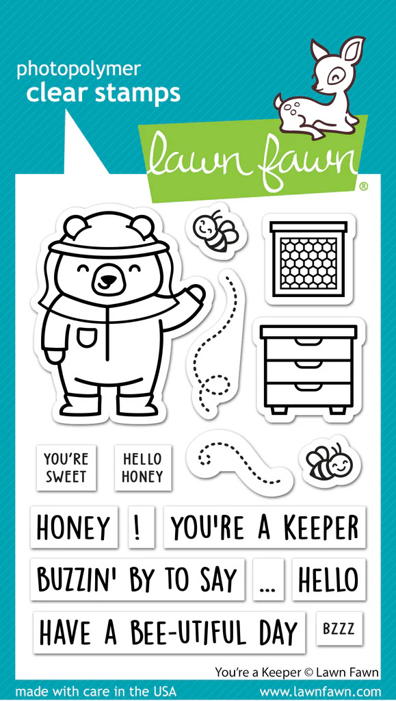Lawn Fawn - Stamps - You’re a Keeper - LF3136
