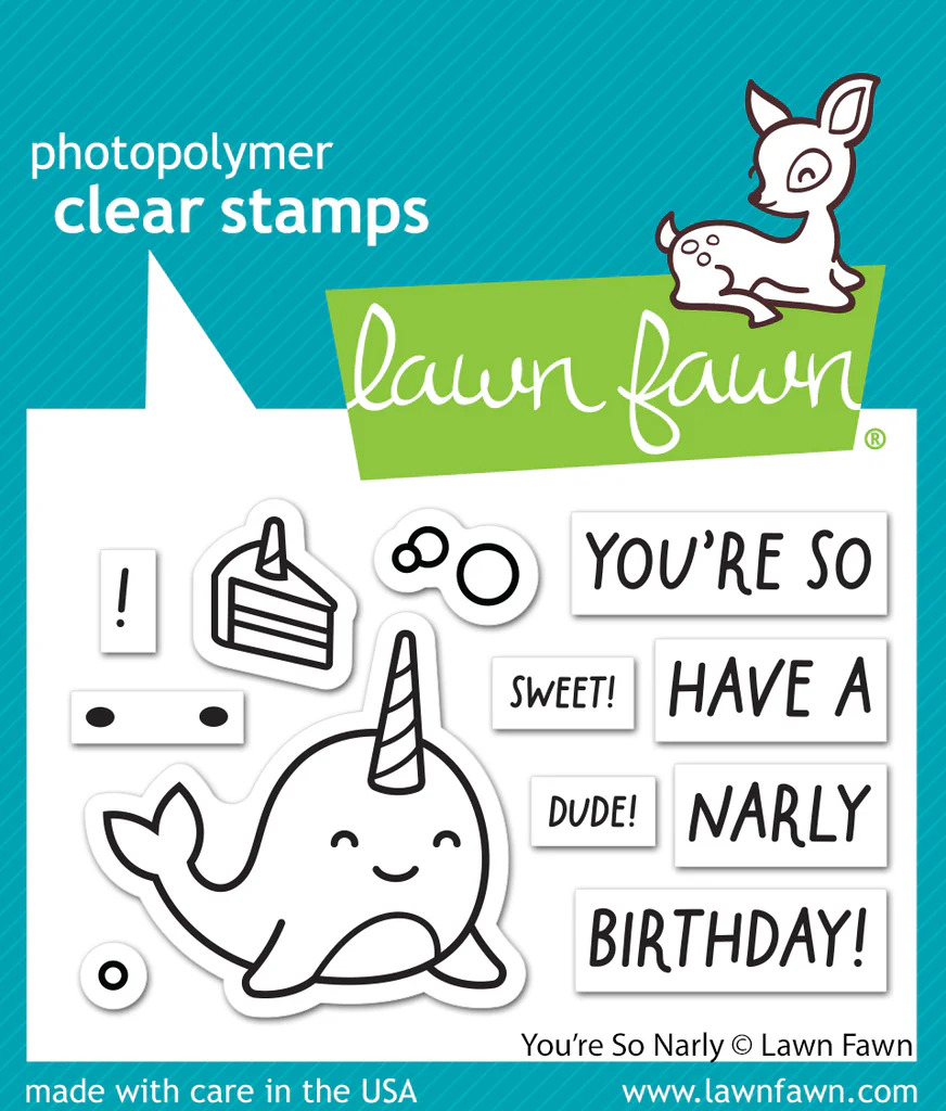 Lawn Fawn - Stamps - You’re so Narly - LF3297