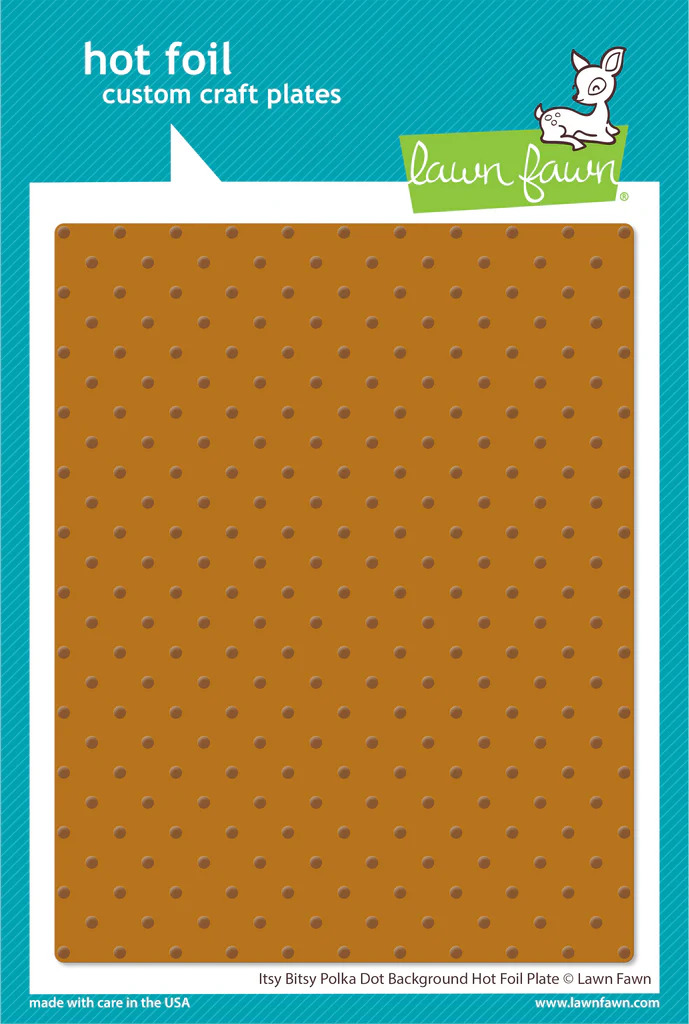 Lawn Fawn - Hot Foil - Itsy Bitsy Polka Dot Background - LF3452